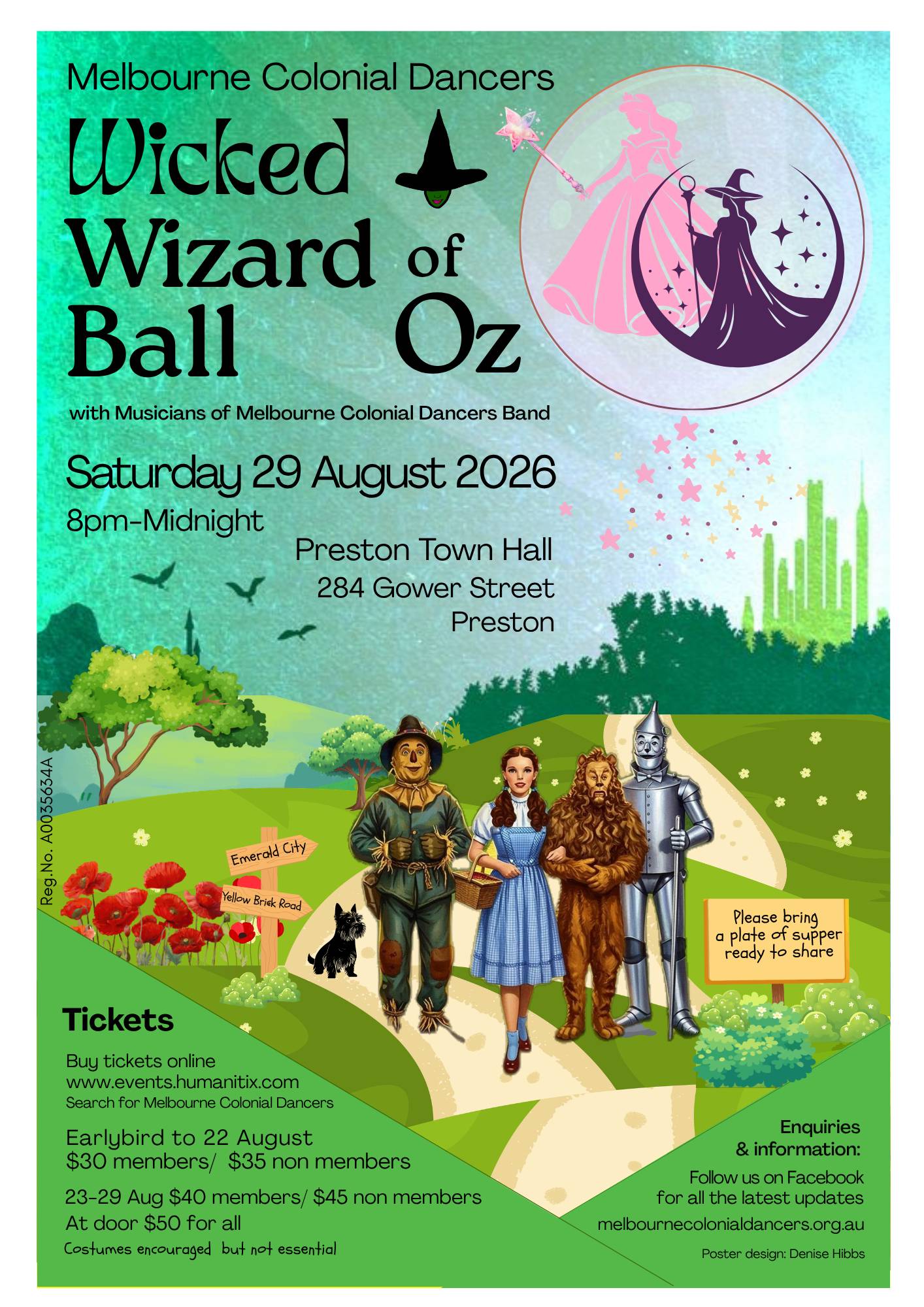 Wicked Wizard of Oz Ball 2026 flyer